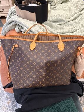 Louis Vuitton Monogram Canvas Tote - Brown and Tan